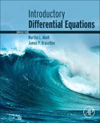 入門微分方程式（テキスト・第６版）<br>Introductory Differential Equations （6TH）
