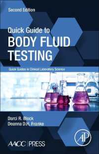 体液検査クイックガイド（第２版）<br>Quick Guide to Body Fluid Testing (Quick Guides in Clinical Laboratory Science) （2ND）