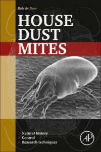 室内チリダニ：自然誌・制御・研究法<br>House Dust Mites : Natural History, Control and Research Techniques