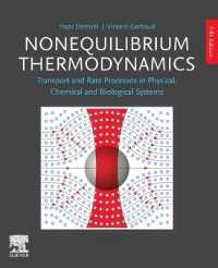 非平衡熱力学（第５版）<br>Nonequilibrium Thermodynamics : Transport and Rate Processes in Physical, Chemical and Biological Systems （5TH）