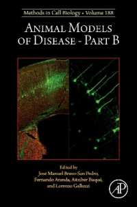 疾患の動物モデル：パートＢ<br>Animal Models of Disease Part B (Methods in Cell Biology)