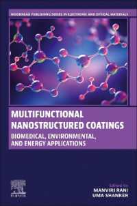 Multifunctional Nanostructured Coatings : Biomedical, Environmental, and Energy Applications (Woodhead Publishing Series in Electronic and Optical Materials)