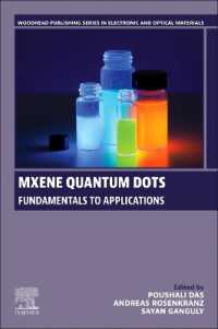 MXene Quantum Dots : Fundamentals to Applications (Woodhead Publishing Series in Electronic and Optical Materials)