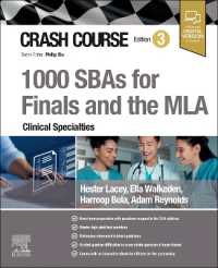 Crash Course 1000 SBAs for Finals and the MLA - Clinical Specialties （3RD）