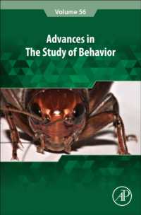 Advances in the Study of Behavior (Advances in the Study of Behavior)