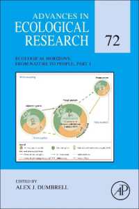 Advances in Ecological Research (Advances in Ecological Research)