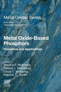 Metal Oxide-Based Phosphors : Properties and Applications (Metal Oxides)