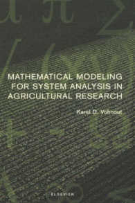 Mathematical Modeling for System Analysis in Agricultural Research -- Hardback