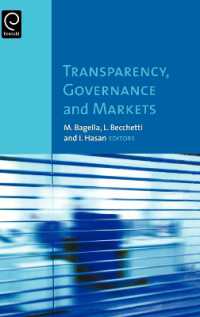 透明性、ガバナンスと金融市場<br>Transparency, Governance and Markets