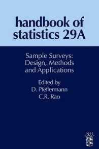 統計ハンドブック－標本調査法：デザイン、方法と応用<br>Sample Surveys: Design, Methods and Applications (Handbook of Statistics)