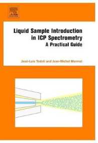 Liquid Sample Introduction in Icp Spectrometry : A Practical Guide -- Paperback / softback