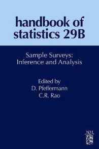 統計ハンドブック－標本調査法：推測と分析<br>Sample Surveys: Inference and Analysis (Handbook of Statistics)