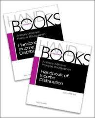 所得配分ハンドブック（第２巻Ａ＆Ｂ２巻セット）<br>Handbook of Income Distribution (Handbook of Income Distribution)