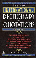 New International Dictionary of Quotations