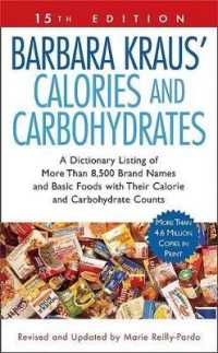Barbara Kraus' Calories & Carb （15TH）