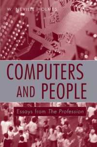 専門家によるコンピュータ・ソサイエティ・エッセイ集<br>Computers and People : Essays from the Profession