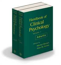 臨床心理学ハンドブック（全２巻）<br>Handbook of Clinical Psychology