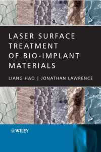生体移植材料のレーザ表面処理<br>Laser Surface Treatment of Bio-Implant Materials