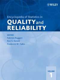 品質・信頼性統計百科事典（全４巻）<br>Encyclopedia of Statistics in Quality and Reliability