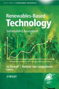 Renewables-based Technology : Sustainability Assessment (Wiley Series in Renewable Resource)