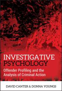 犯罪心理学<br>Investigative Psychology : Offender Profiling and the Analysis of Criminal Action