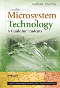 マイクロシステム技術の入門<br>Introduction to Microsystem Technology : A Guide for Students (Wiley Microsystem and Nanotechnology)