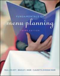 Fundamentals of Menu Planning （3RD）