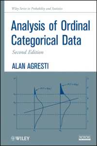順序カテゴリカルデータ解析（第２版）<br>Analysis of Ordinal Categorical Data (Wiley Series in Probability and Statistics) （2ND）