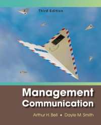 経営コミュニケーション（第３版・テキスト）<br>Management Communication （3RD）