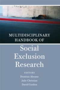 社会的排除：学際的ハンドブック<br>Multidisciplinary Handbook of Social Exclusion Research
