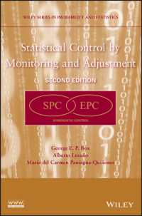 モニタリングと調整による統計的制御（第２版）<br>Statistical Control by Monitoring and Adjustment (Wiley Series in Probability and Statistics) （2ND）