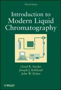 液体クロマトグラフィー入門（第３版）<br>Introduction to Modern Liquid Chromatography （3RD）