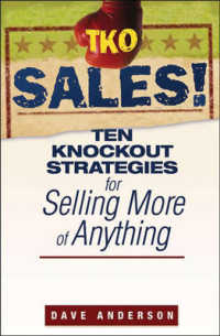 TKO Sales! : Ten Knockout Strategies for Selling More of Anything (Tko)