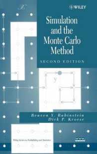 シミュレーションとモンテカルロ法（第２版）<br>Simulation and the Monte Carlo Method (Wiley Series in Probability and Statistics) （2ND）
