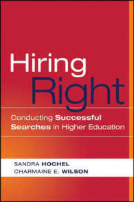 高等教育における雇用ガイド<br>Hiring Right : Conducting Successful Searches in Higher Education