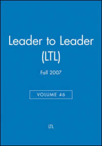 Leader to Leader Fall 2007 (J-b Single Issue Leader to Leader) 〈46〉