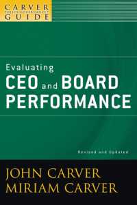 Evaluating CEO and Board Performance (Carver Policy Governance Guide) （REV UPD）