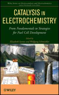 電気化学における触媒：基礎から燃料電池開発に対する戦略まで<br>Catalysis in Electrochemistry : From Fundamentals to Strategies for Fuel Cell Development (Wiley Series on Electrocatalysis and Electrochemistry)