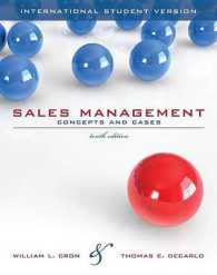 販売管理（第１０版・テキスト）<br>Sales Management : Concepts and Cases (ISV) （10TH）
