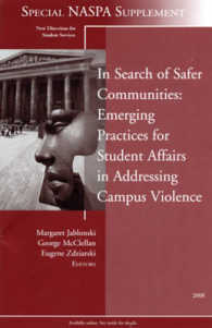 In Search of Safer Communities : Supplement to New Directions for Student Services Winter 2008 (New Directions for Student Services)