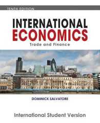 国際経済（第１０版・テキスト）<br>International Economics : Trade and Finance (ISV) （10TH）