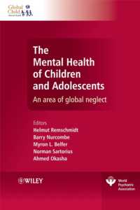 The Mental Health of Children and Adolescents : An Area of Global Neglect