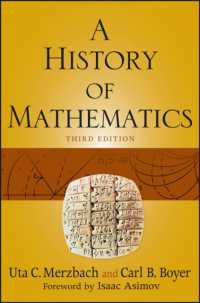 数学の歴史（第３版）<br>A History of Mathematics （3RD）