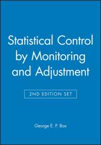 Statistical Control by Monitoring and Adjustment (2-Volume Set) (Wiley Series in Probability and Statistics) （2ND）
