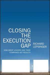 実行力におけるギャップの克服<br>Closing the Execution Gap : How Great Leaders and Their Companies Get Results