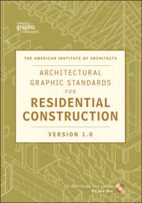 Architectural Graphic Standards for Residential Construction 1.0 (Ramsey/sleeper Architectural Graphic Standards Series) （CDR）