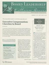 Board Leadership, No. 103, May/June 2009 (J-b Bl Single Issue Board Leadership Journal)