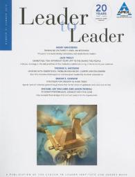 Leader to Leader, Summer 2010 (Jossey-bass Single Issue Leader to Leader) 〈57〉