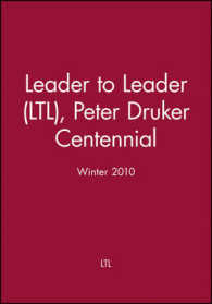 Leader to Leader : Peter Druker Centennial, Winter 2010 (J-b Single Issue Leader to Leader)