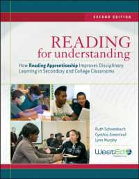 Reading for Understanding : How Reading Apprenticeship Improves Disciplinary Learning in Secondary and College Classrooms （2ND）